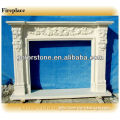 Cheap fireplaces mantel, french style marble fireplace mantel